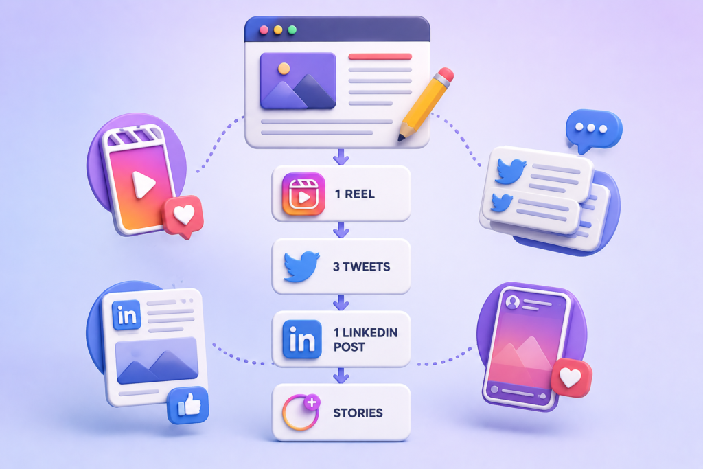 content repurposing strategy for social media