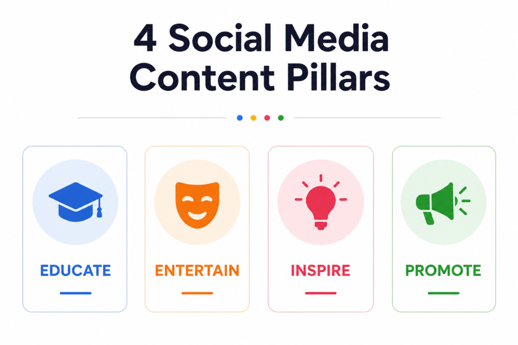 social media content pillars framework
